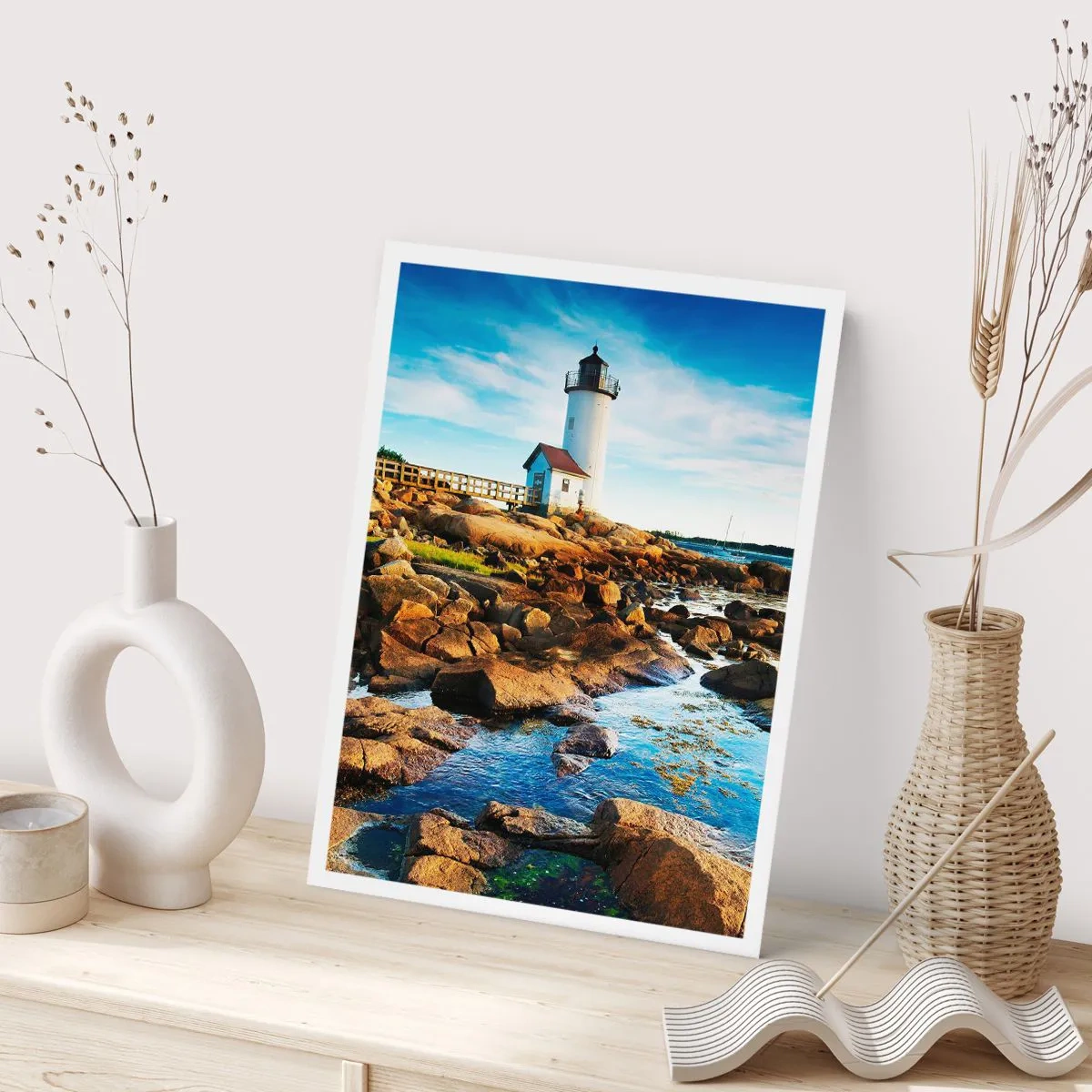 Poster - Kom blij terug, ik wacht - 70x100 cm