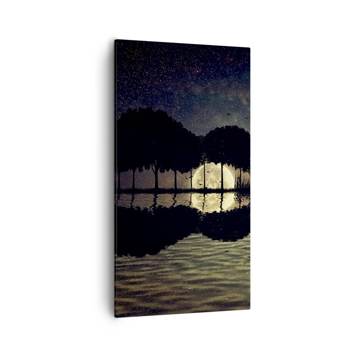 Schilderen op canvas - Nacht aan het einde van de wereld - 55x100 cm