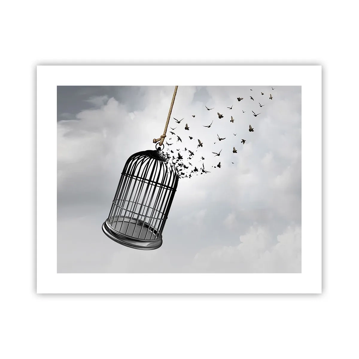 Poster - Geloof ... Hoop ... Vrijheid! - 50x40 cm