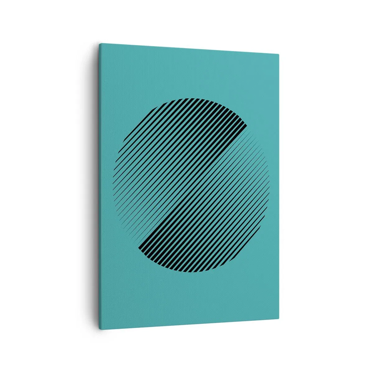 Schilderen op canvas - Cirkel – een geometrische variatie - 50x70 cm