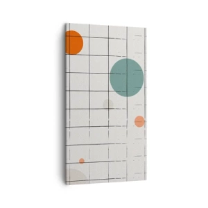 Schilderen op canvas - Gevangen. Wij of zij? - 45x80 cm