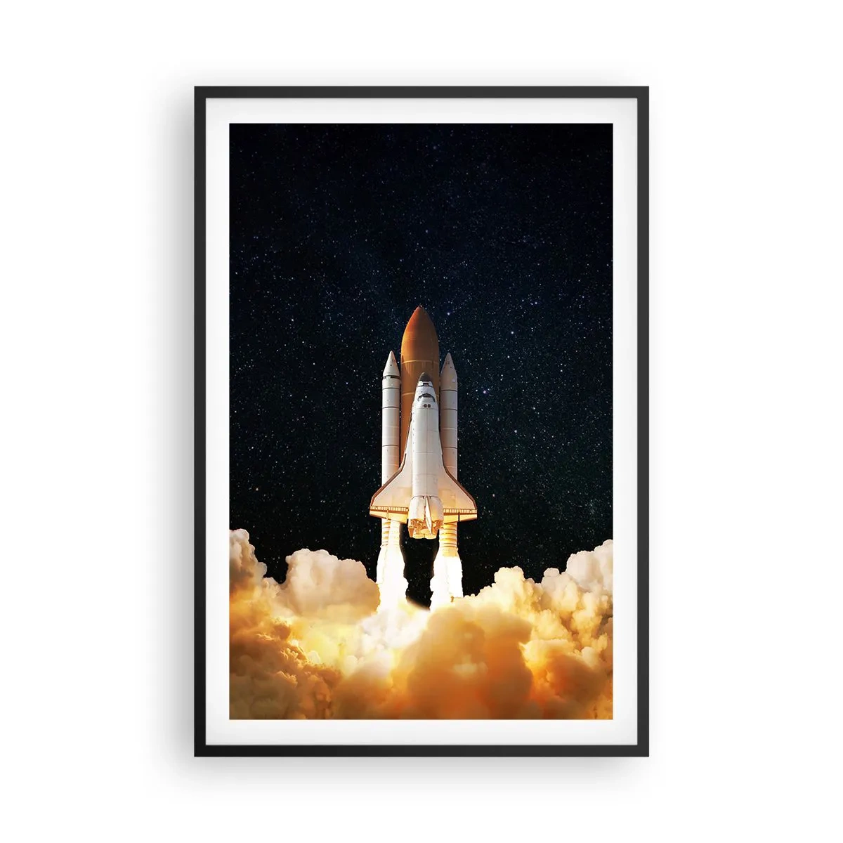 Poster in een zwarte lijst - Advertentie astra! - 61x91 cm