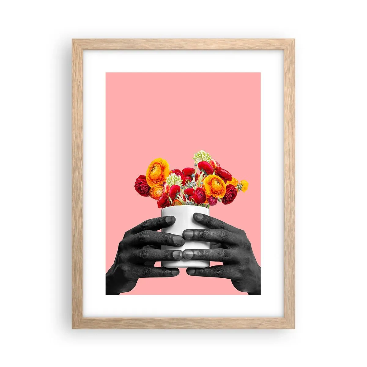 Een poster in een licht eiken lijst - De apotheose van het leven - 30x40 cm