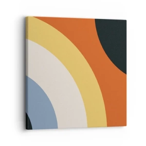 Schilderen op canvas - Naar mezelf toe - 30x30 cm