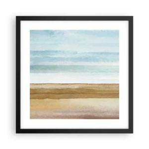 Poster in een zwarte lijst - Troost - 40x40 cm