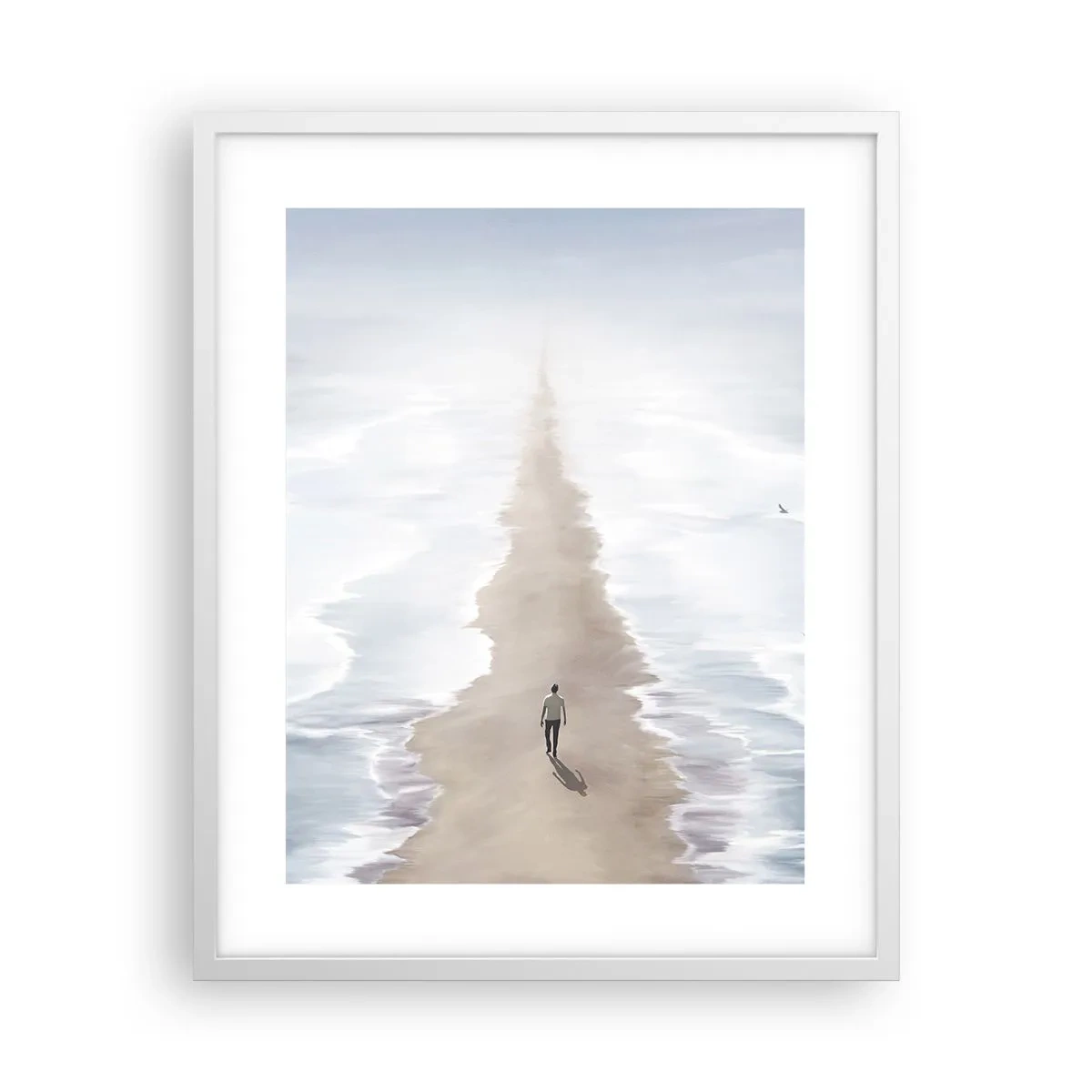 Poster in een witte lijst - Een gouden toekomst - 40x50 cm