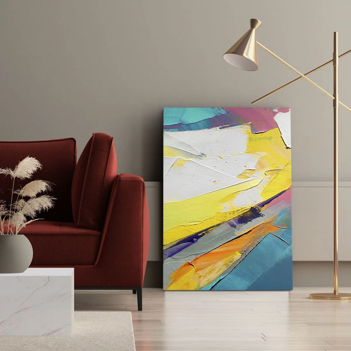 Schilderen op canvas - De anatomie van licht - 50x70 cm