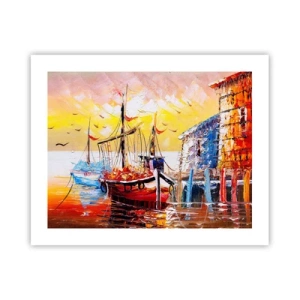 Poster - Gelukkige terugkeer - 50x40 cm