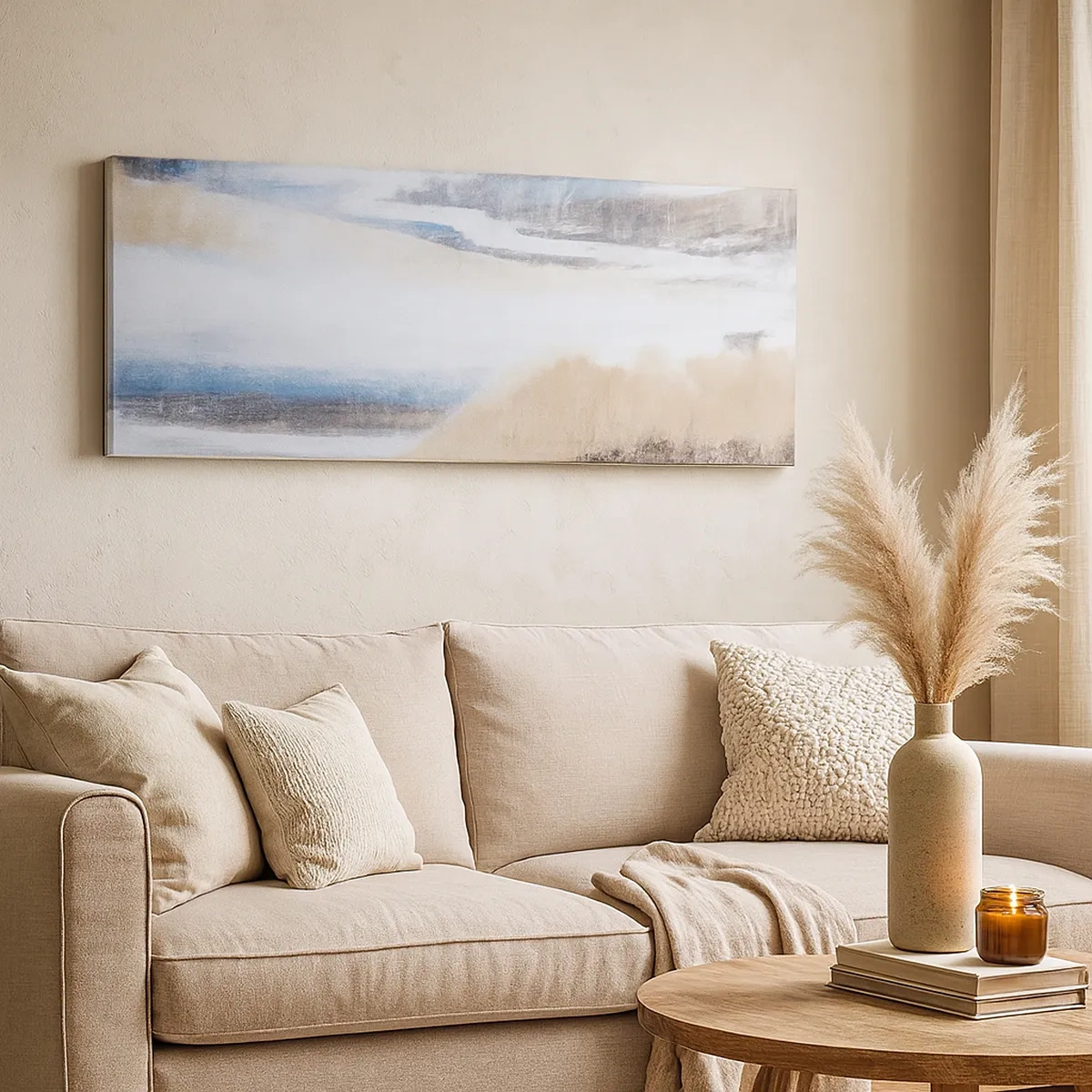 Schilderen op canvas - Winterse compositie - 30x30 cm