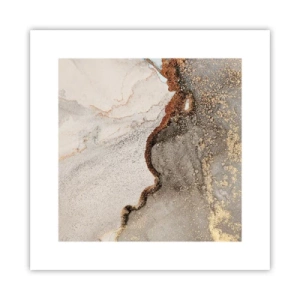 Poster - Op de grens van kleuren - 30x30 cm