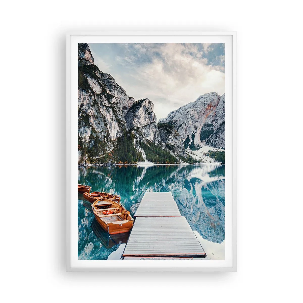 Poster in een witte lijst - We zullen je schoonheid laten zien - 70x100 cm