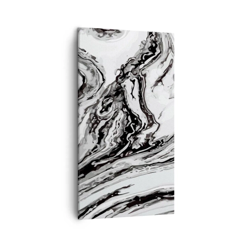 Schilderen op canvas - In het begin was er chaos - 45x80 cm