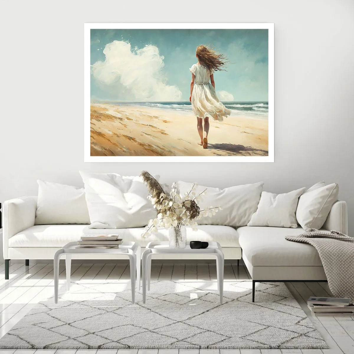 Poster - Om de zon en de wind te ontmoeten - 91x61 cm