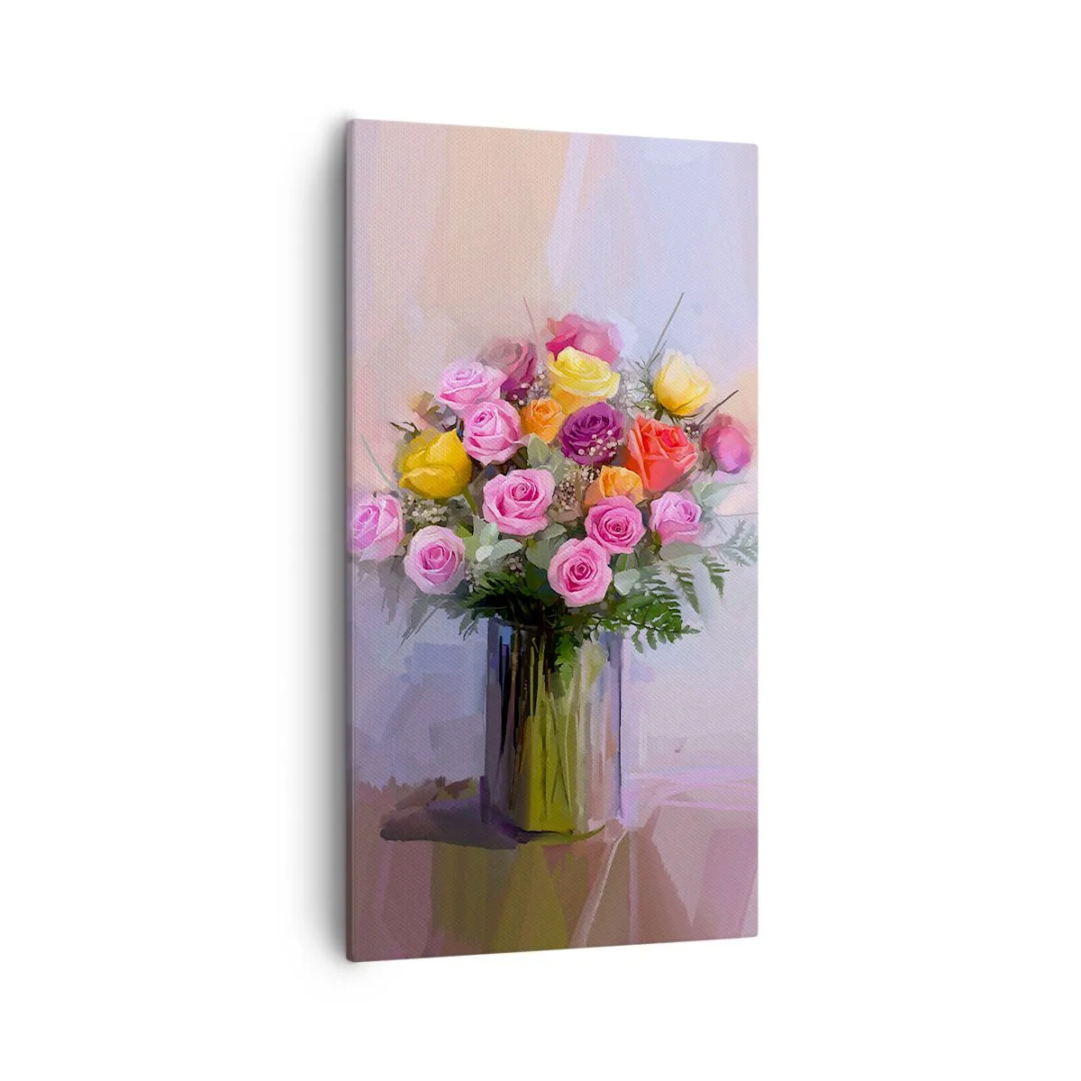 Schilderen op canvas - Ingehouden schoonheid - 55x100 cm