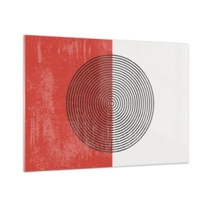 Schilderen op glas - Op de kop geslagen - 100x70 cm