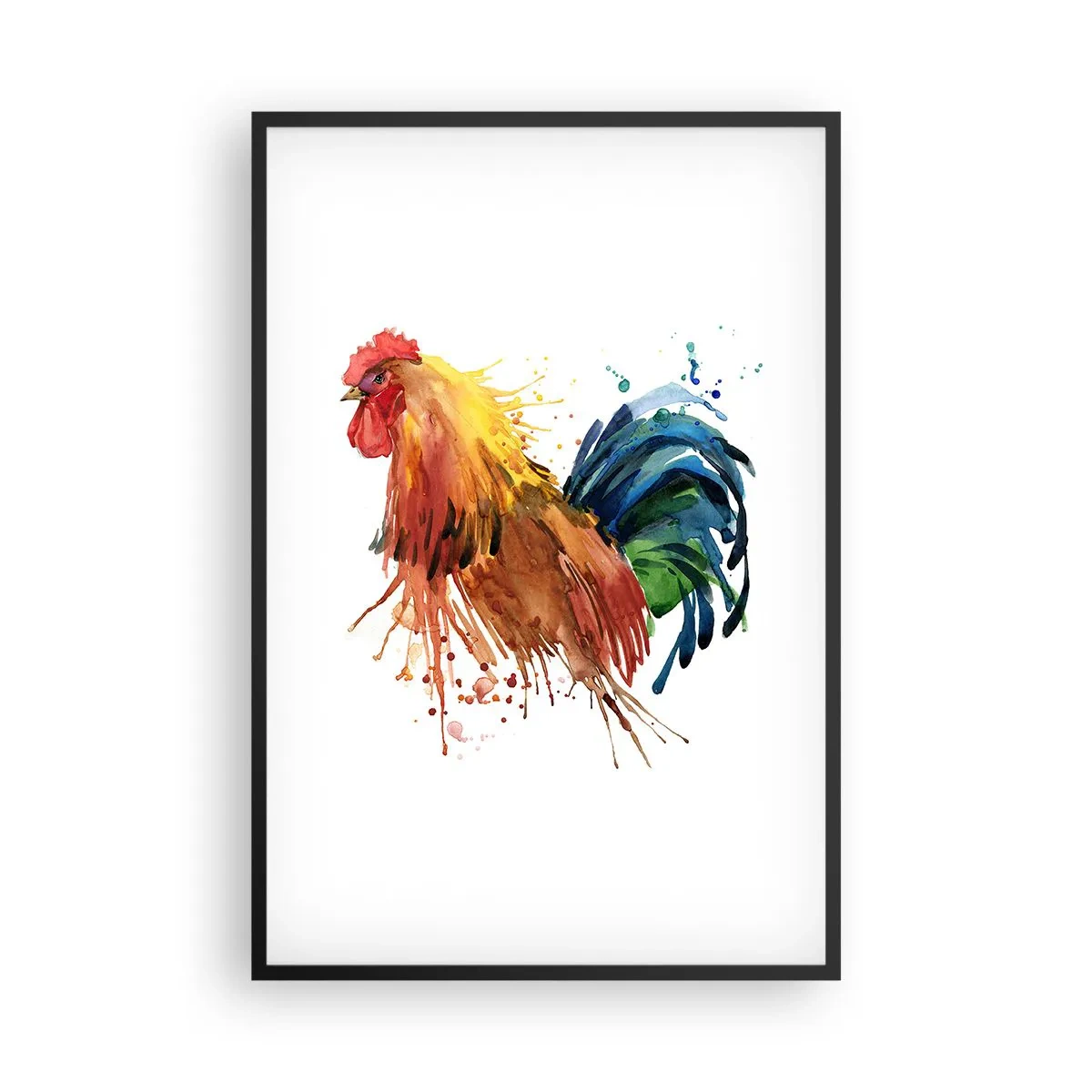 Poster in een zwarte lijst - Koninklijk gewaad, koninklijke trots - 61x91 cm