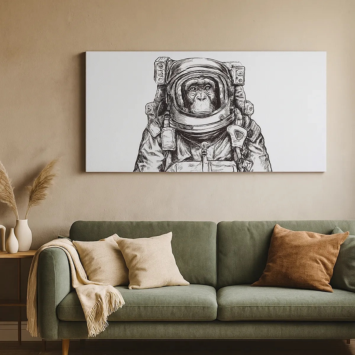 Schilderen op canvas - Alternatieve evolutie - 30x30 cm