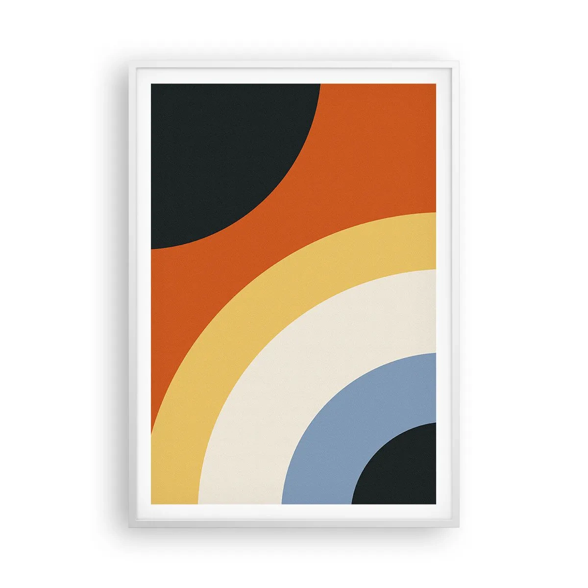 Poster in een witte lijst - Naar mezelf toe - 70x100 cm