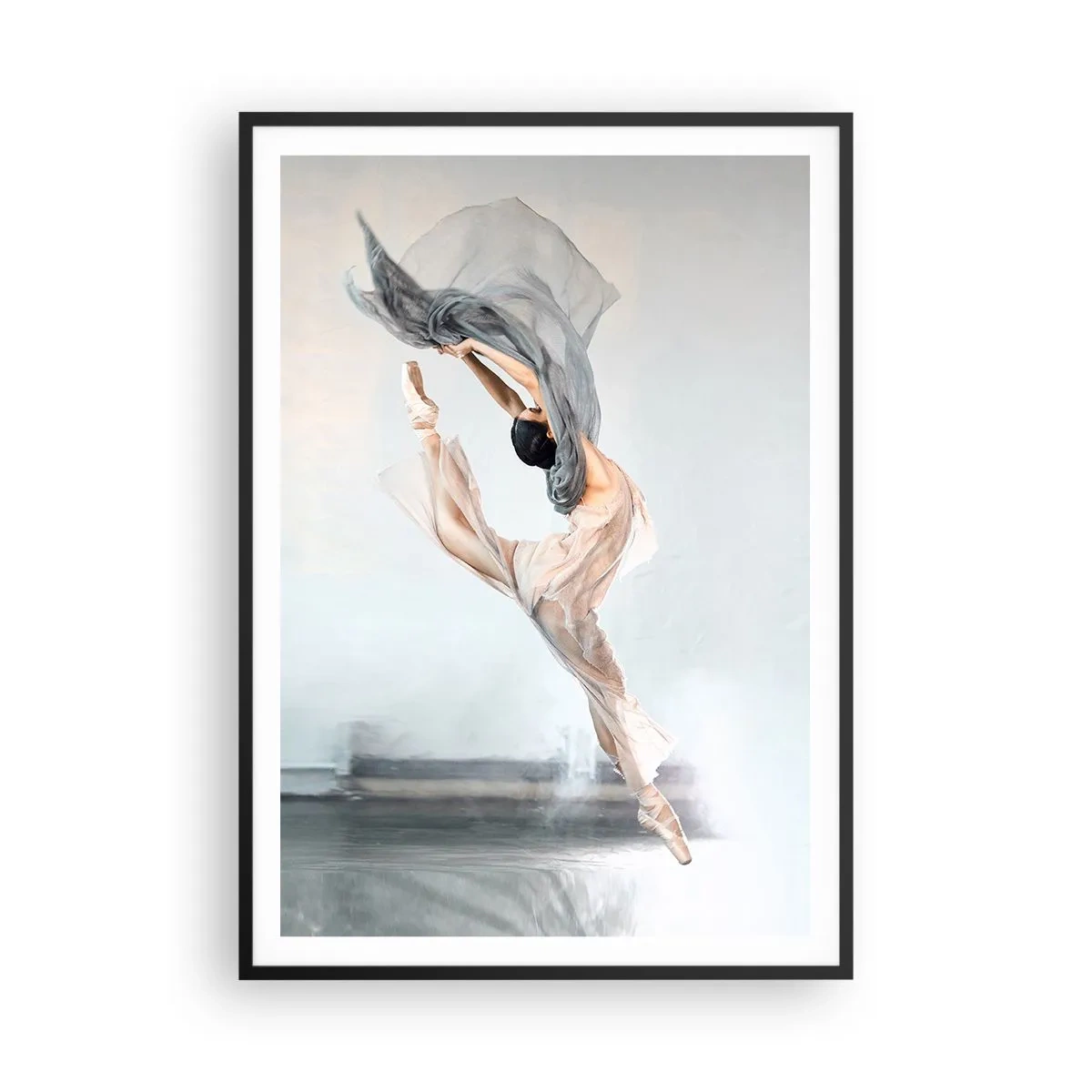 Poster in een zwarte lijst - In dans vervoering - 70x100 cm