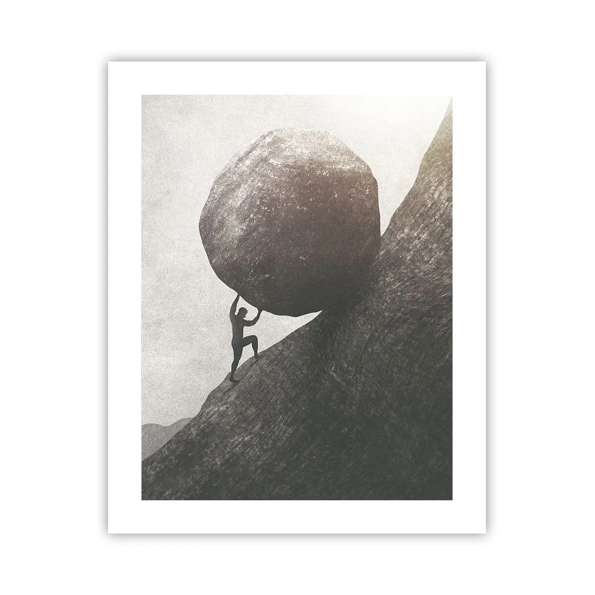 Poster - Ik geloof tegen alle hoop in - 40x50 cm