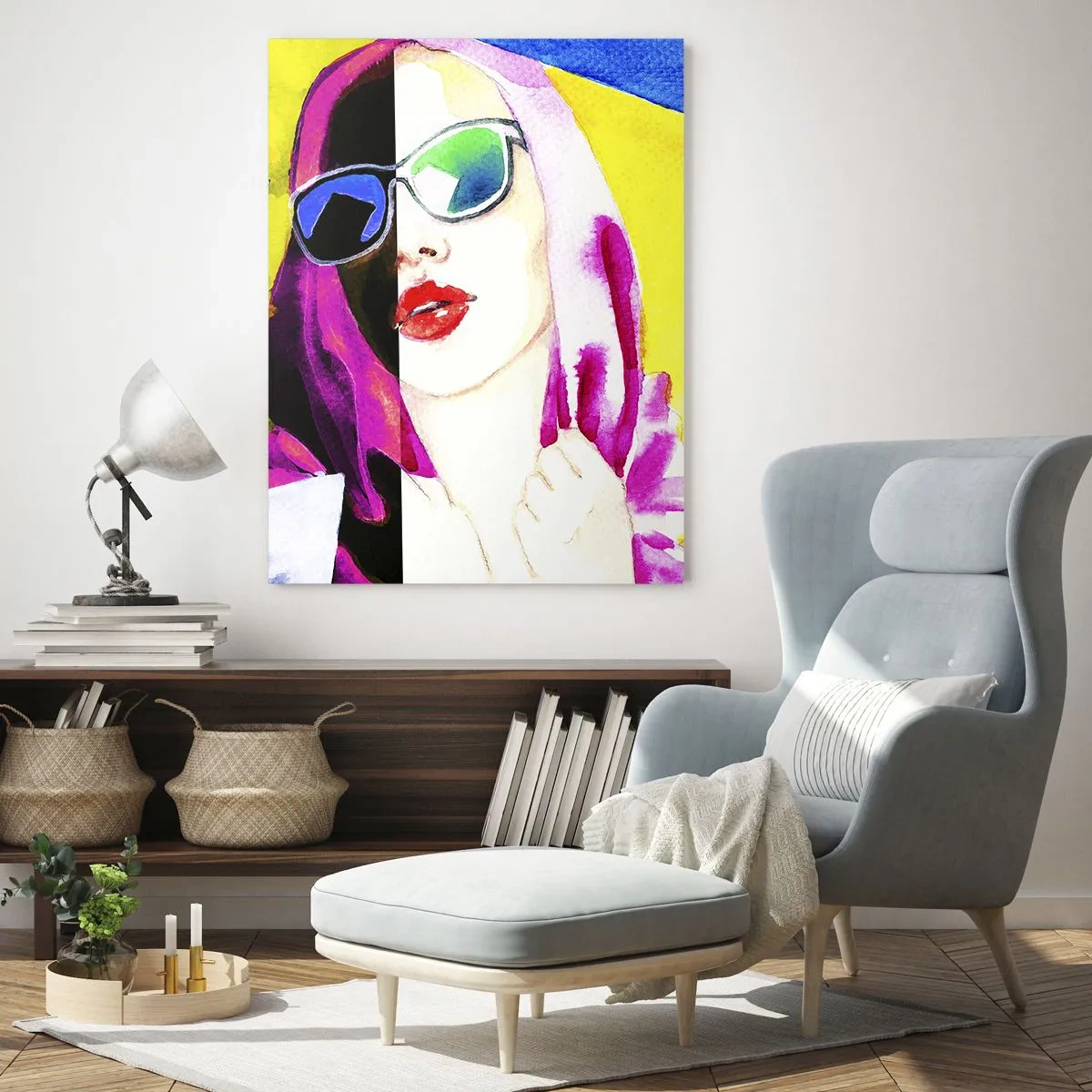 Schilderen op glas - Ik ben niet wit en ik ben niet zwart - 80x120 cm