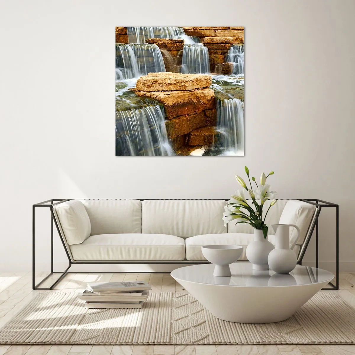 Schilderen op glas - Trap naar de hemel - 50x50 cm