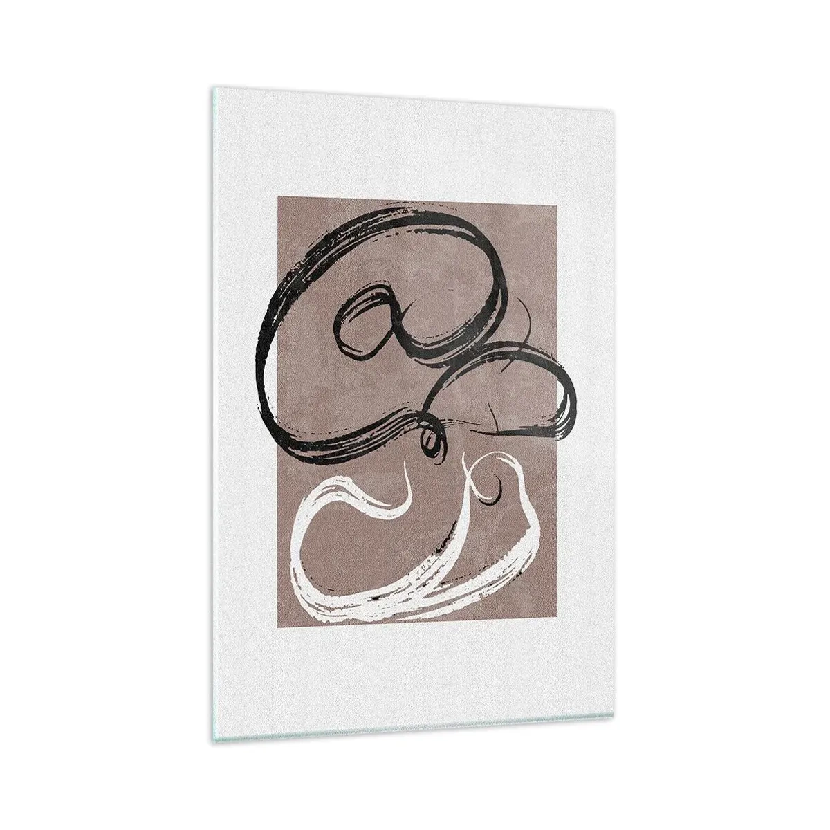 Schilderen op glas - Compositie – de zoektocht naar volheid - 80x120 cm