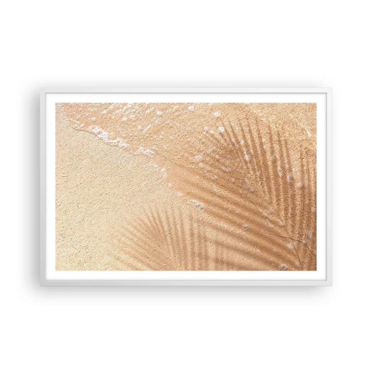 Poster in een witte lijst - De schaduw van een hete zomer - 91x61 cm