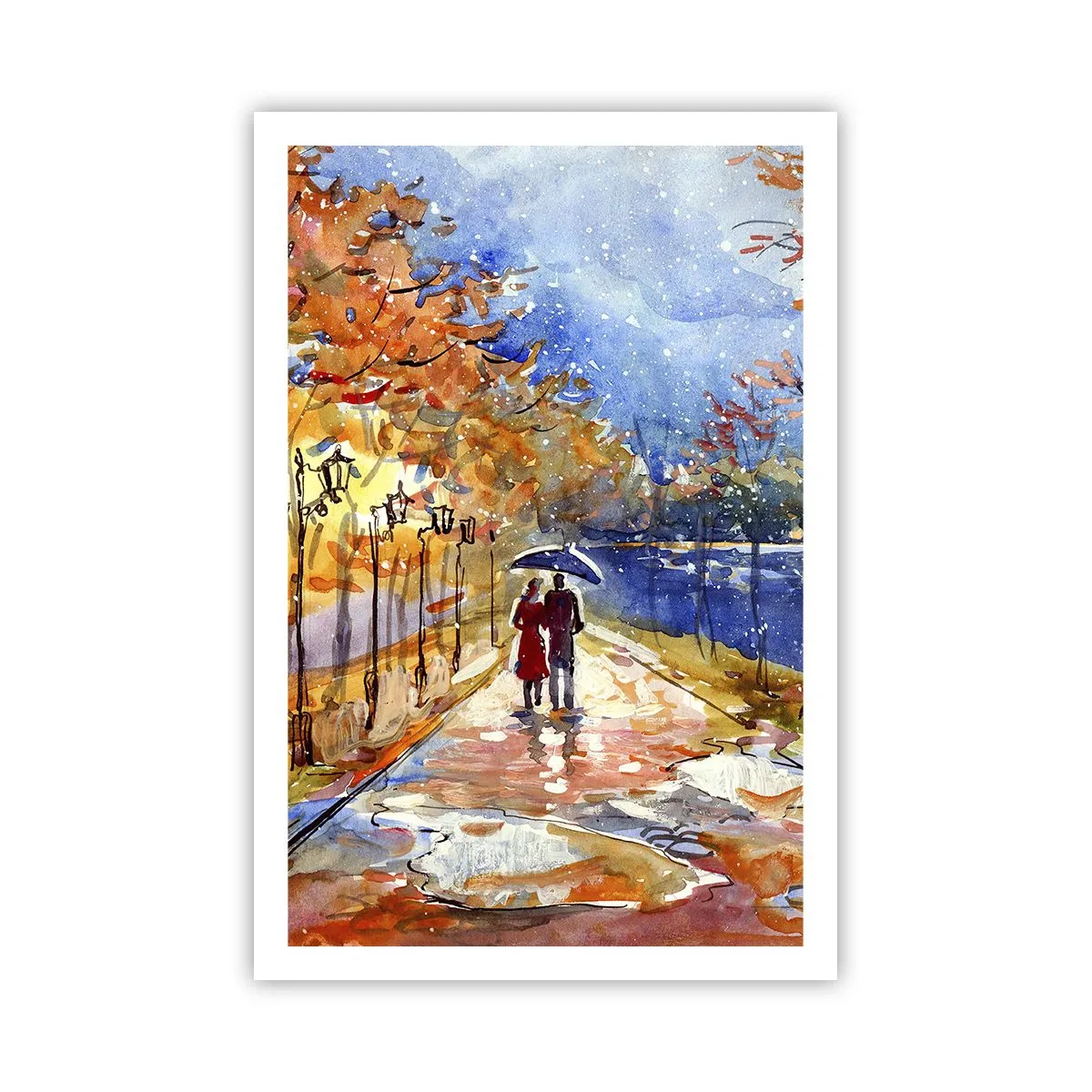 Poster - Samen tot de grens van de tijd - 61x91 cm