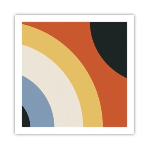 Poster - Naar mezelf toe - 60x60 cm