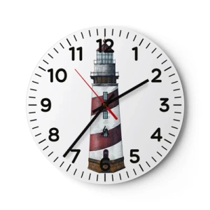Wandklok - Klok - Altijd op zijn hoede - 30x30 cm