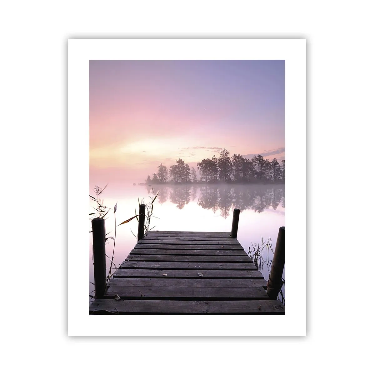 Poster - Van de lila mist... - 40x50 cm