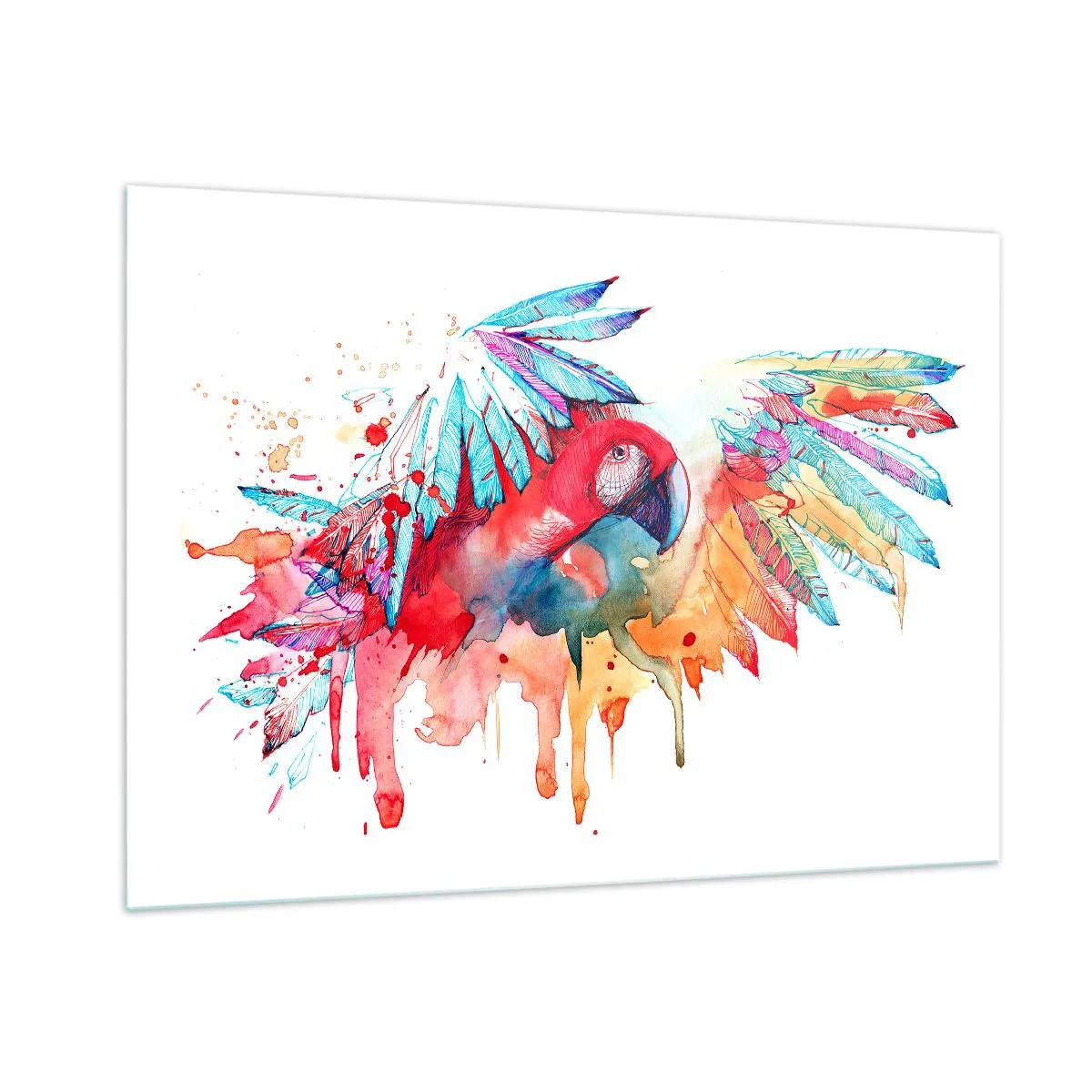 Schilderen op glas - . - 100x70 cm