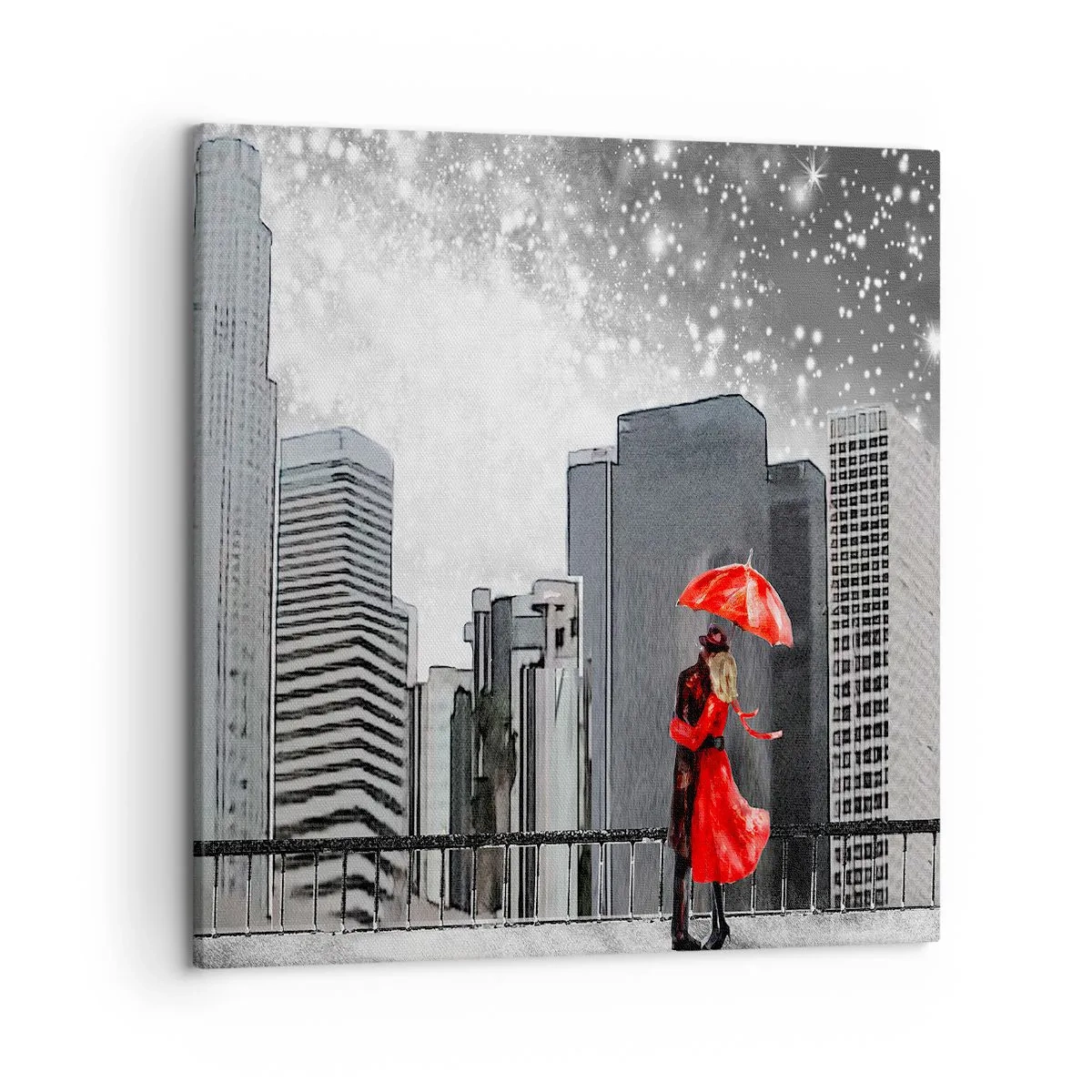 Schilderen op canvas - De mens is geen steen - 50x50 cm