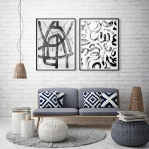 Abstract lines - Inspiratie voor de woonkamer