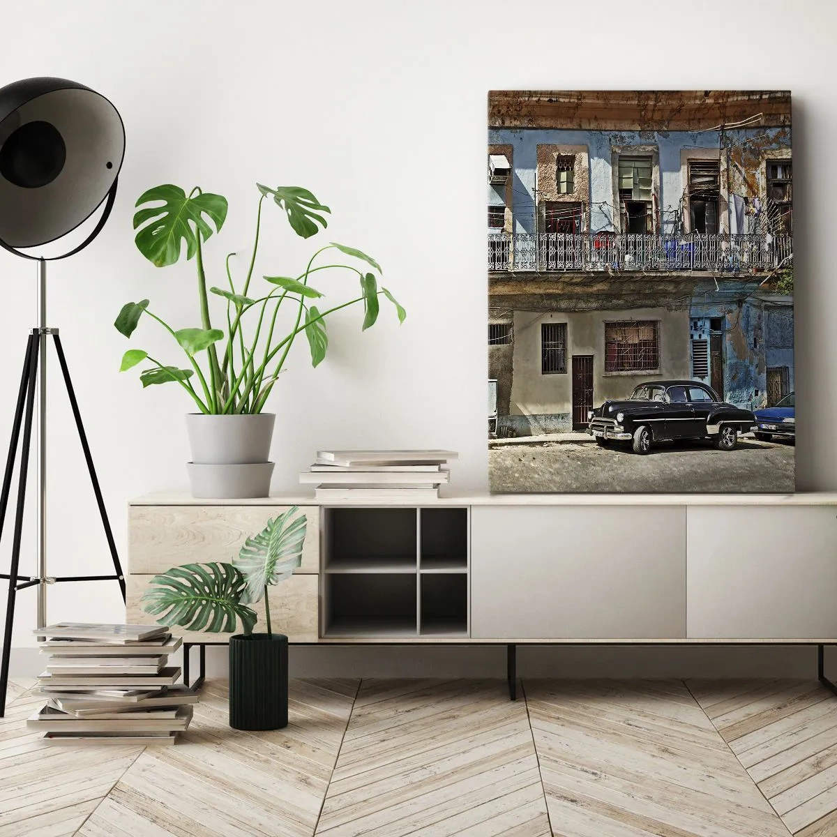 Schilderen op canvas - Havana-vibes - 65x120 cm
