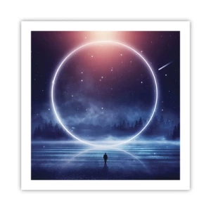 Poster - Ze zijn er al... - 60x60 cm