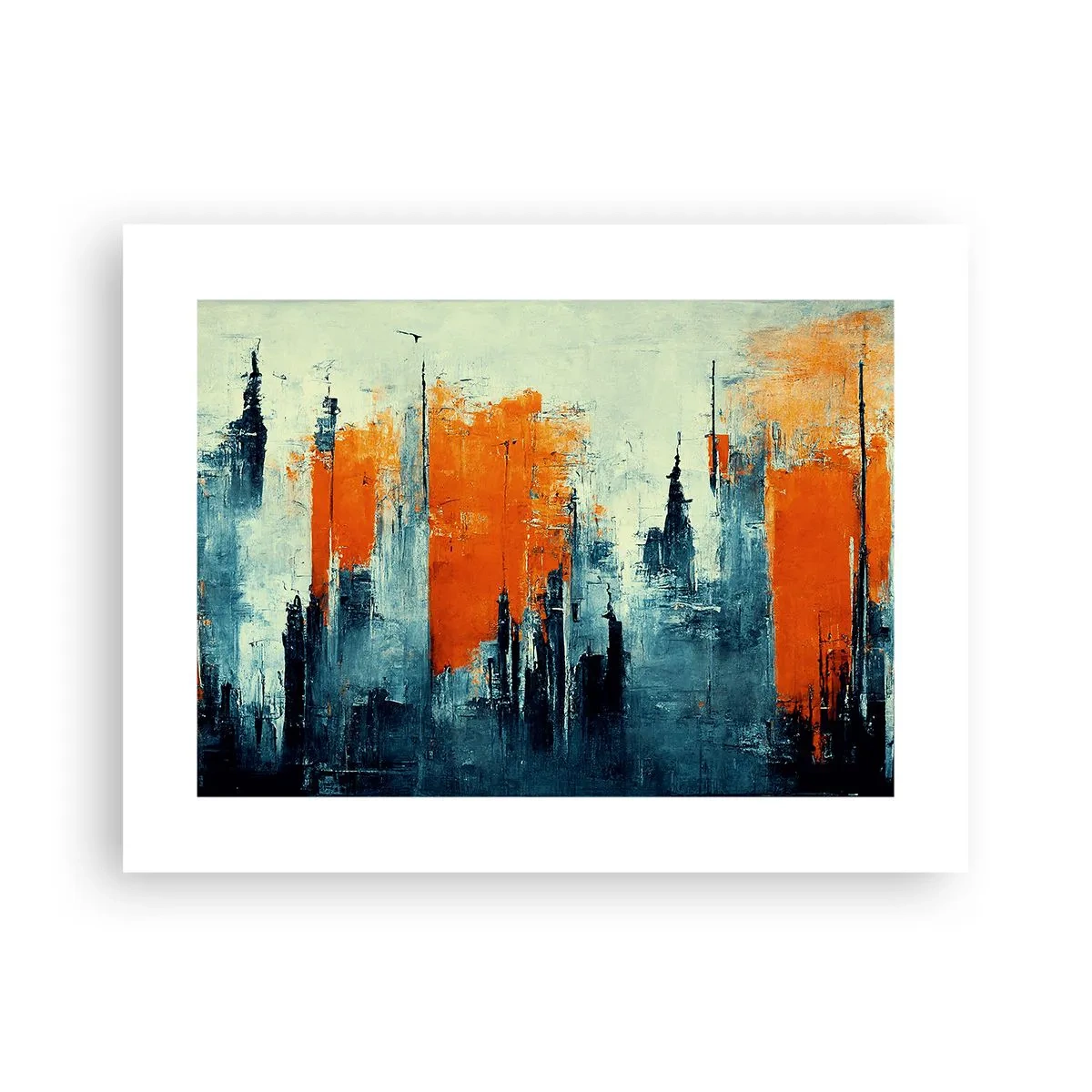 Poster - Modern landschap - 40x30 cm