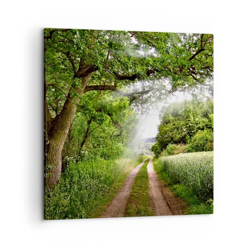 Schilderen op canvas - Et in Arcadia ego - 50x50 cm