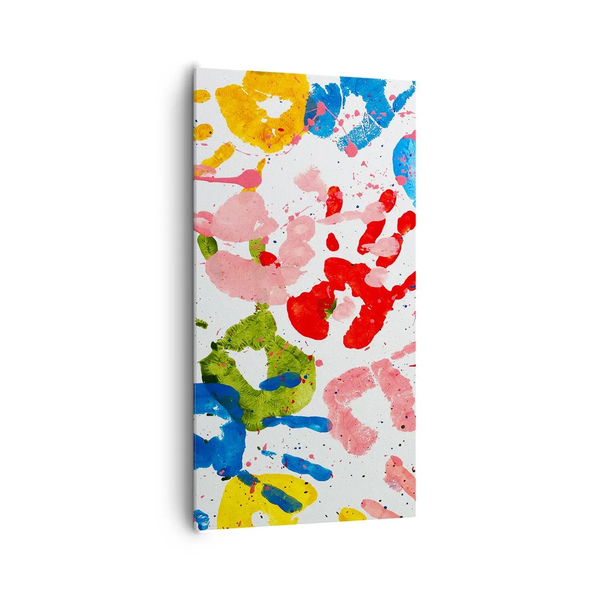 Schilderen op canvas - Volg de voetstappen - 65x120 cm