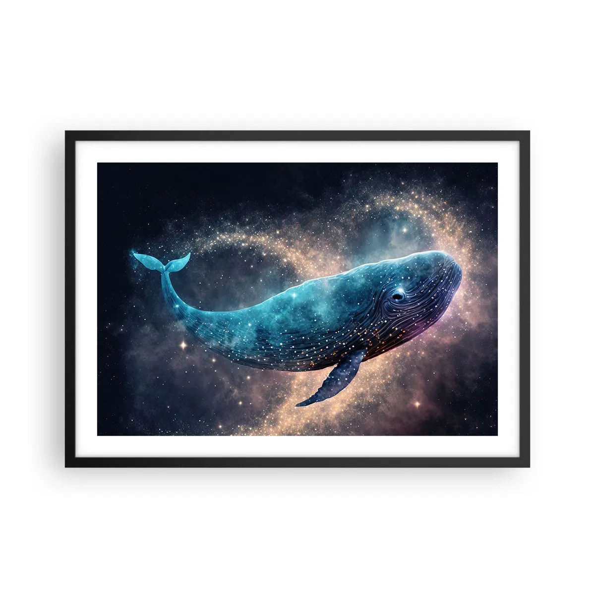 Poster in een zwarte lijst - Er is zo’n wereld… - 70x50 cm