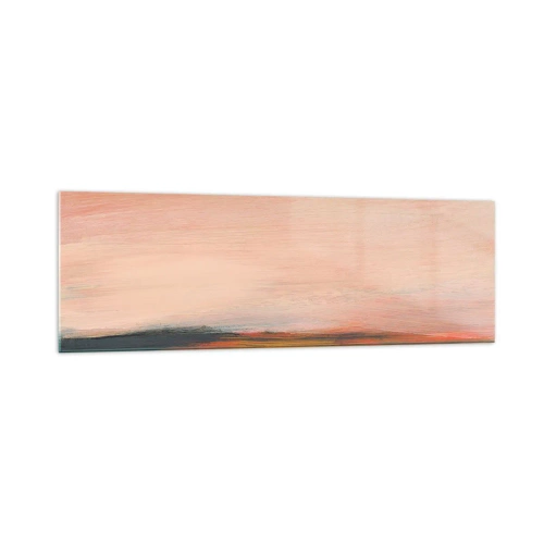 Schilderen op glas - In roze tinten - 160x50 cm