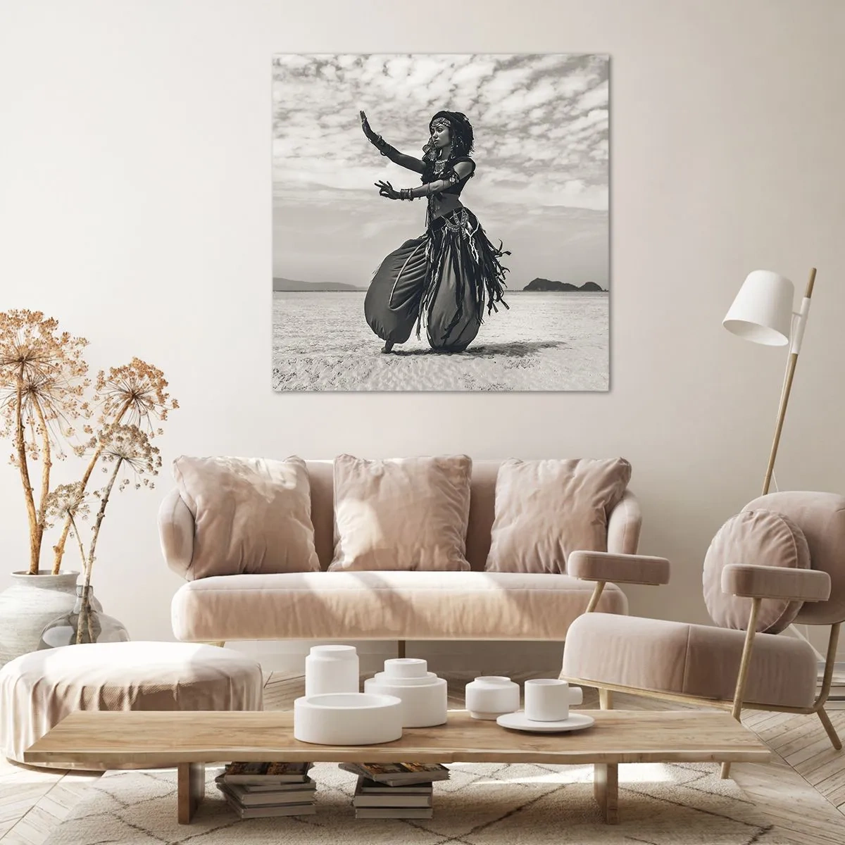 Schilderen op canvas - De dans van de zuidelijke eilanden - 70x70 cm