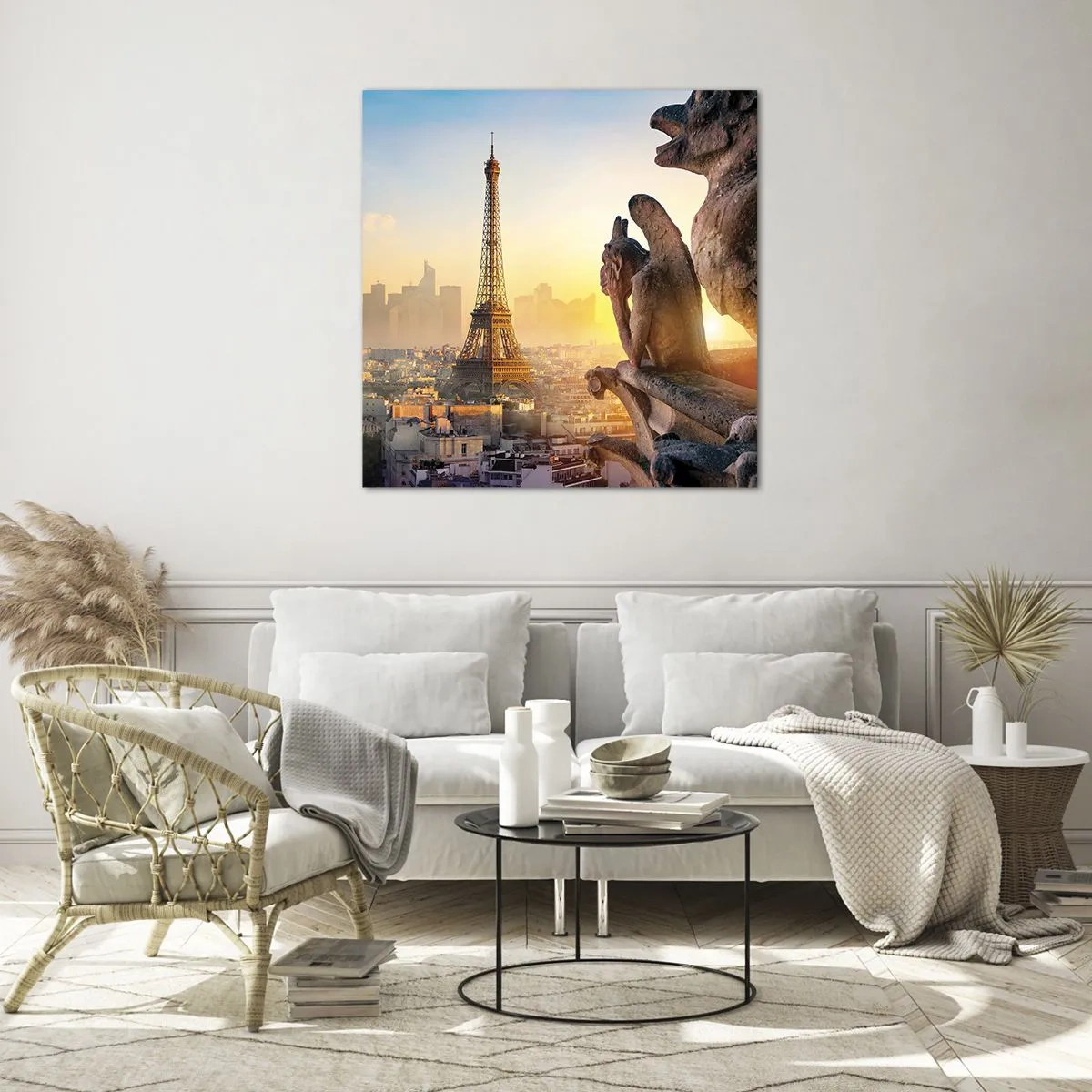 Schilderen op glas - Er is veel veranderd... - 60x60 cm