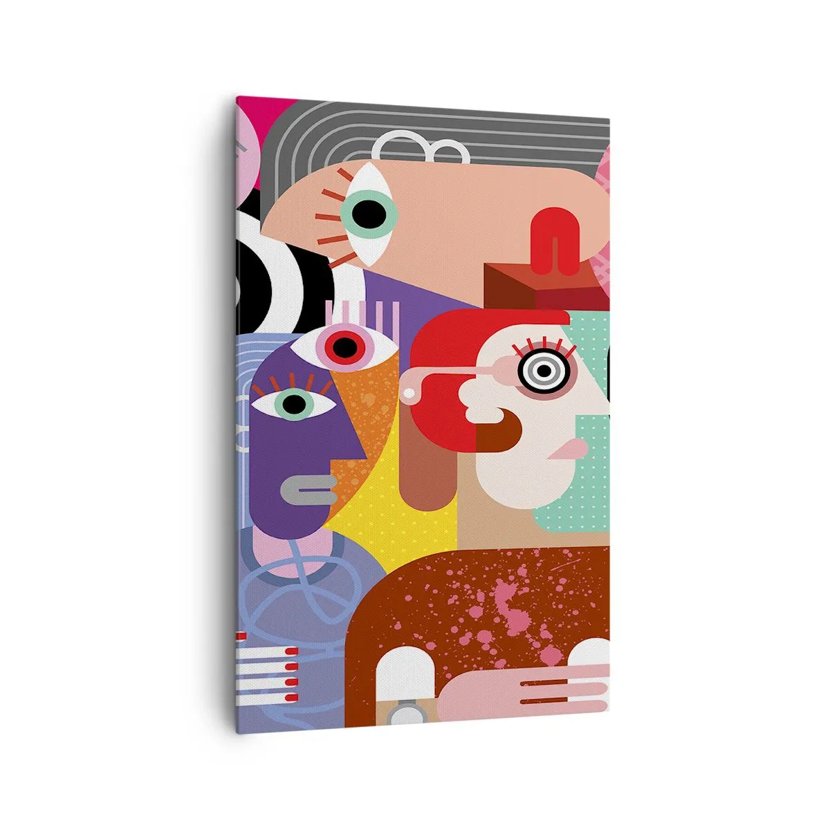 Schilderen op canvas - Wij zijn van de heer Picasso - 80x120 cm