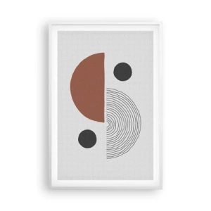 Poster in een witte lijst - Perfectie van het wiel - 61x91 cm