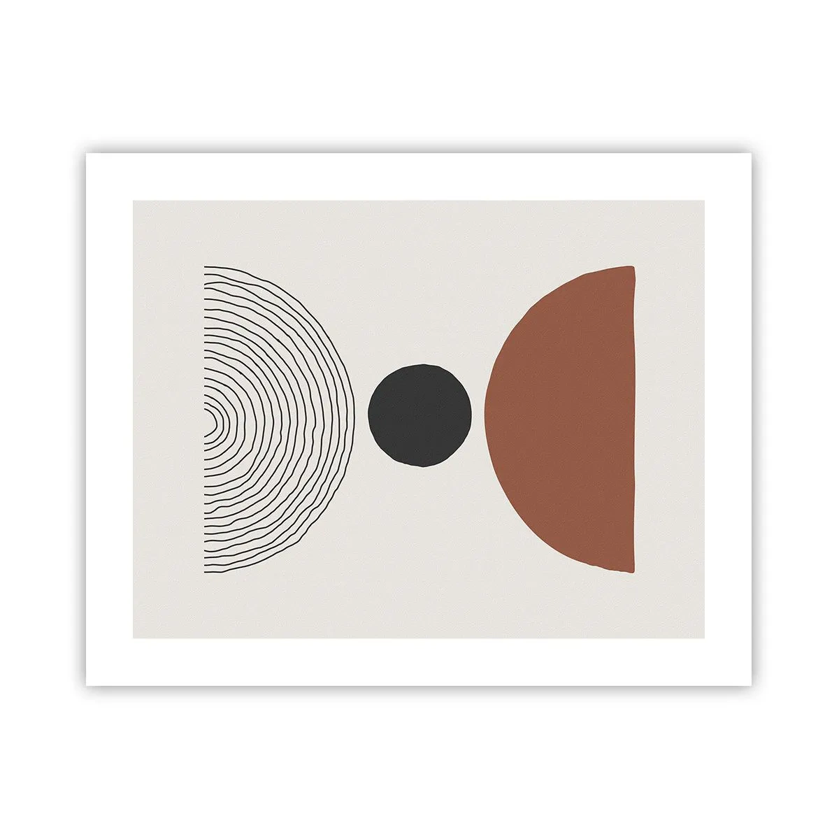 Poster - Het middelpunt van de aandacht - 50x40 cm