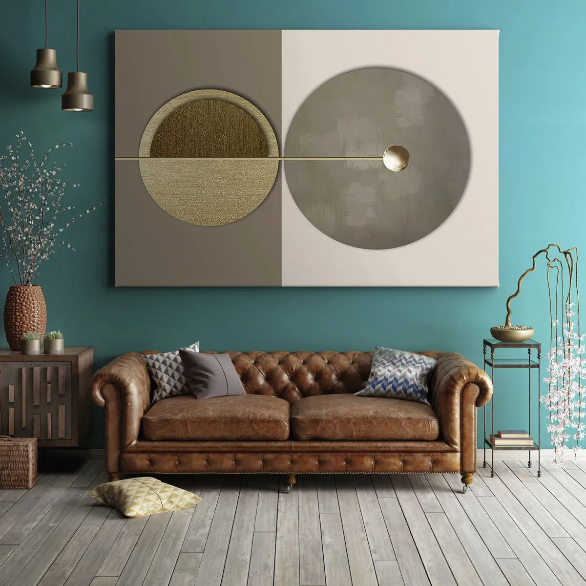 Schilderen op canvas - Perfecte balans - 100x70 cm