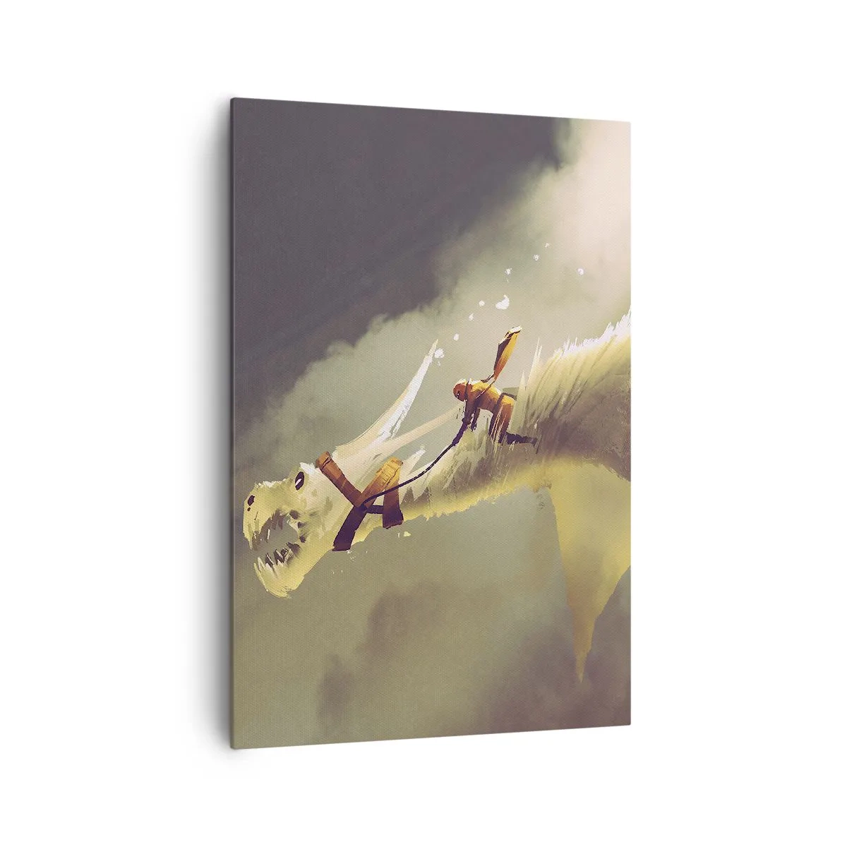 Schilderen op canvas - De wereld te hulp - 70x100 cm