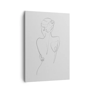 Schilderen op canvas - Lichaamsmuziek - 50x70 cm